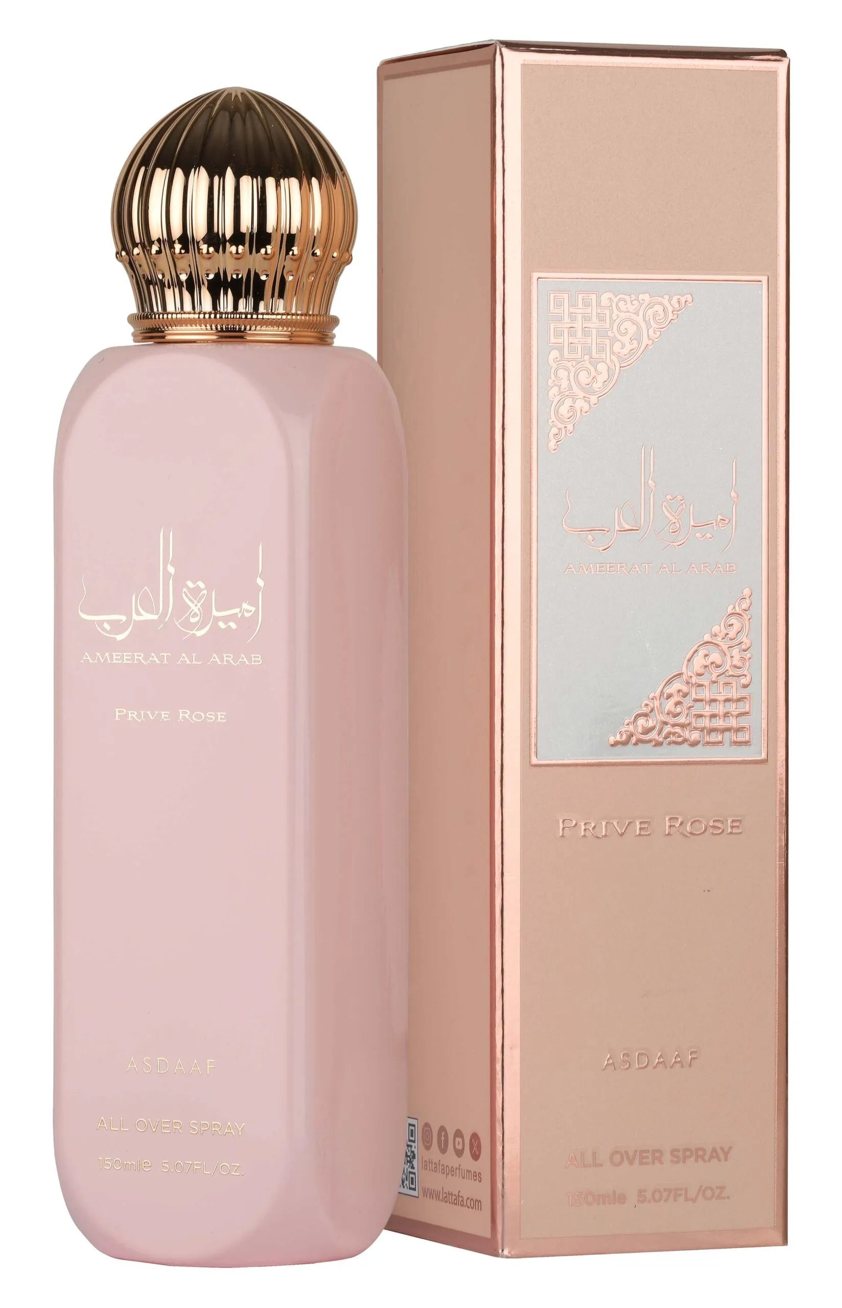 Ameerat Al Arab Prive Rose - All Over Spray | Asdaaf Lattafa