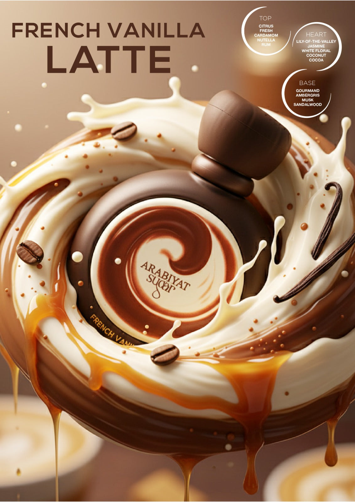 French Vanilla Latte | Arabiyat Sugar Meraki Aveiro