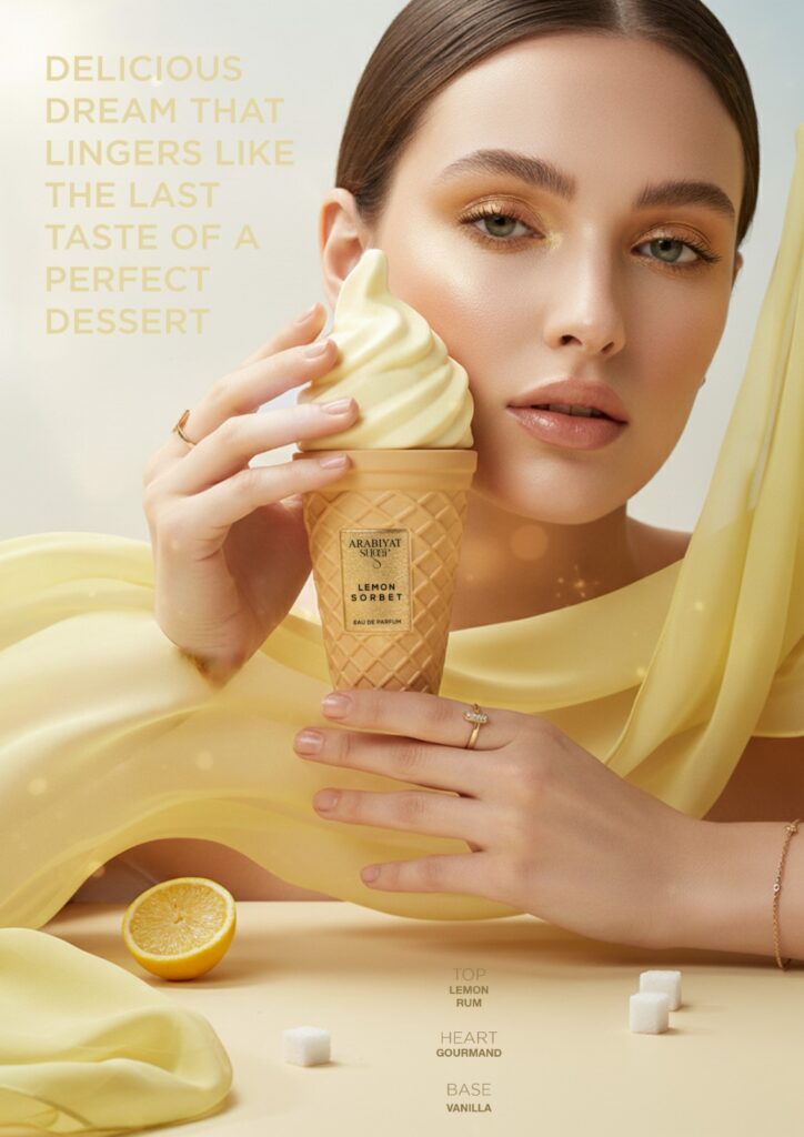 Lemon Sorbet 100 ML | Arabiyat Sugar Meraki Aveiro