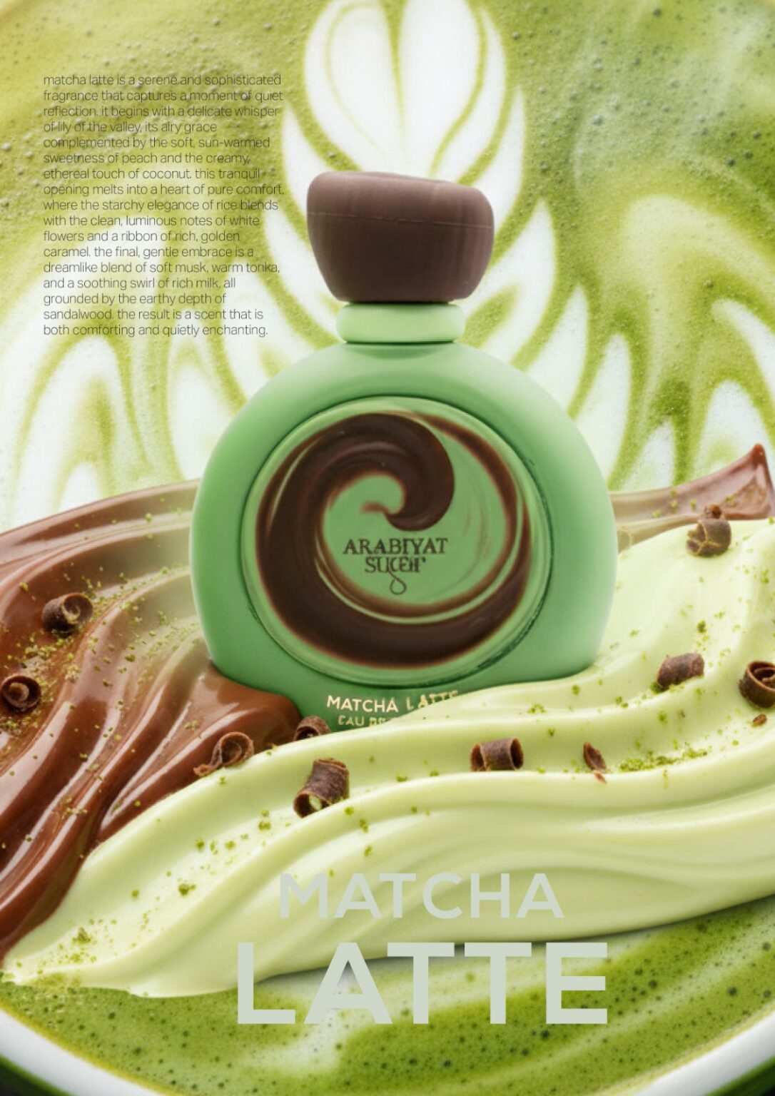 Matcha Latte 100 ML | Arabiyat Sugar Vanillia - Perfumaria & Cosmética