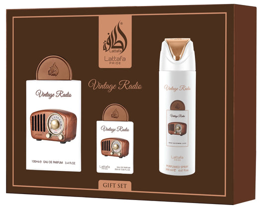 Vintage Radio Coffret | Lattafa Pride Lattafa Pride