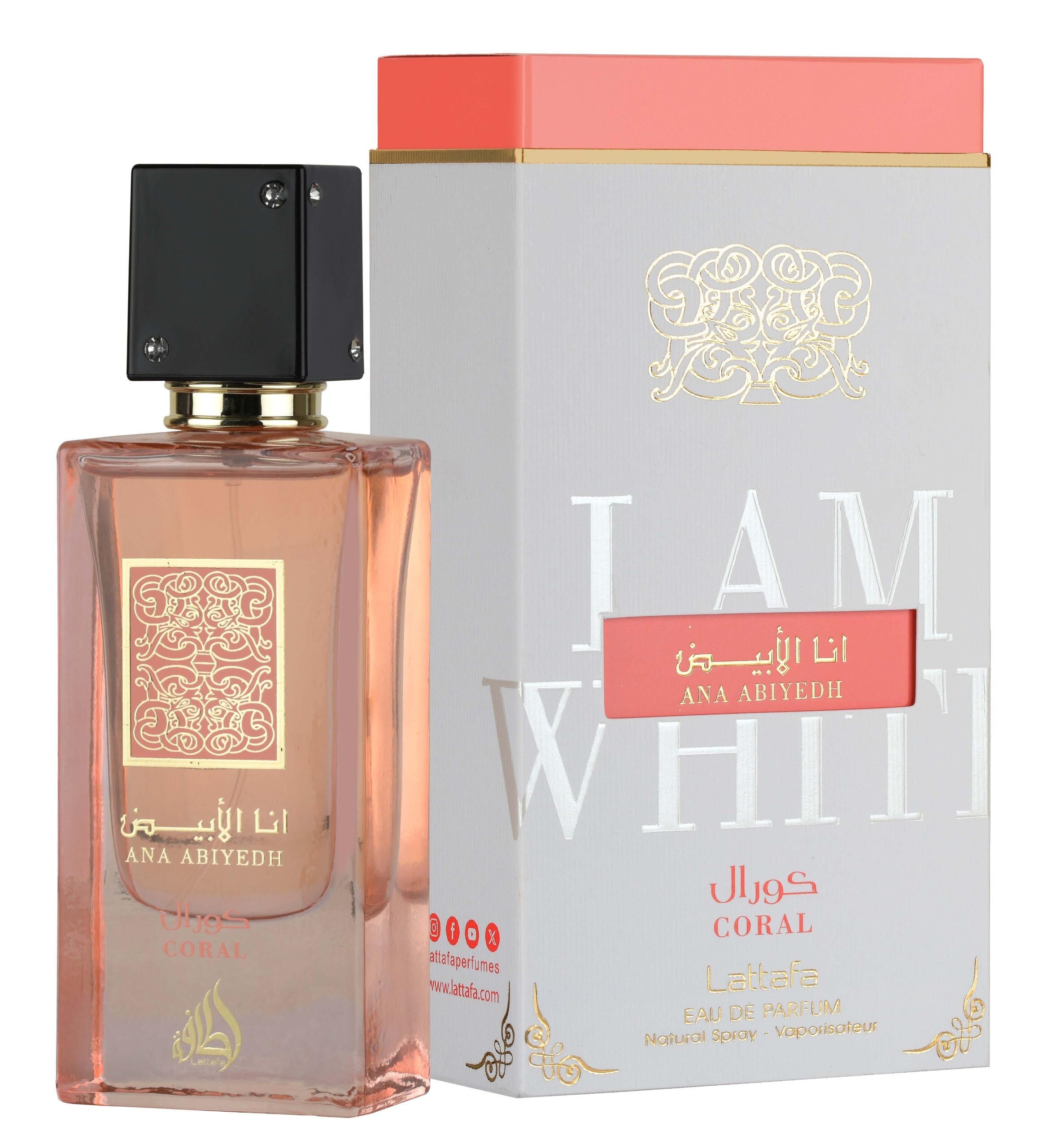 Ana Abiyedh Coral | Lattafa Lattafa
